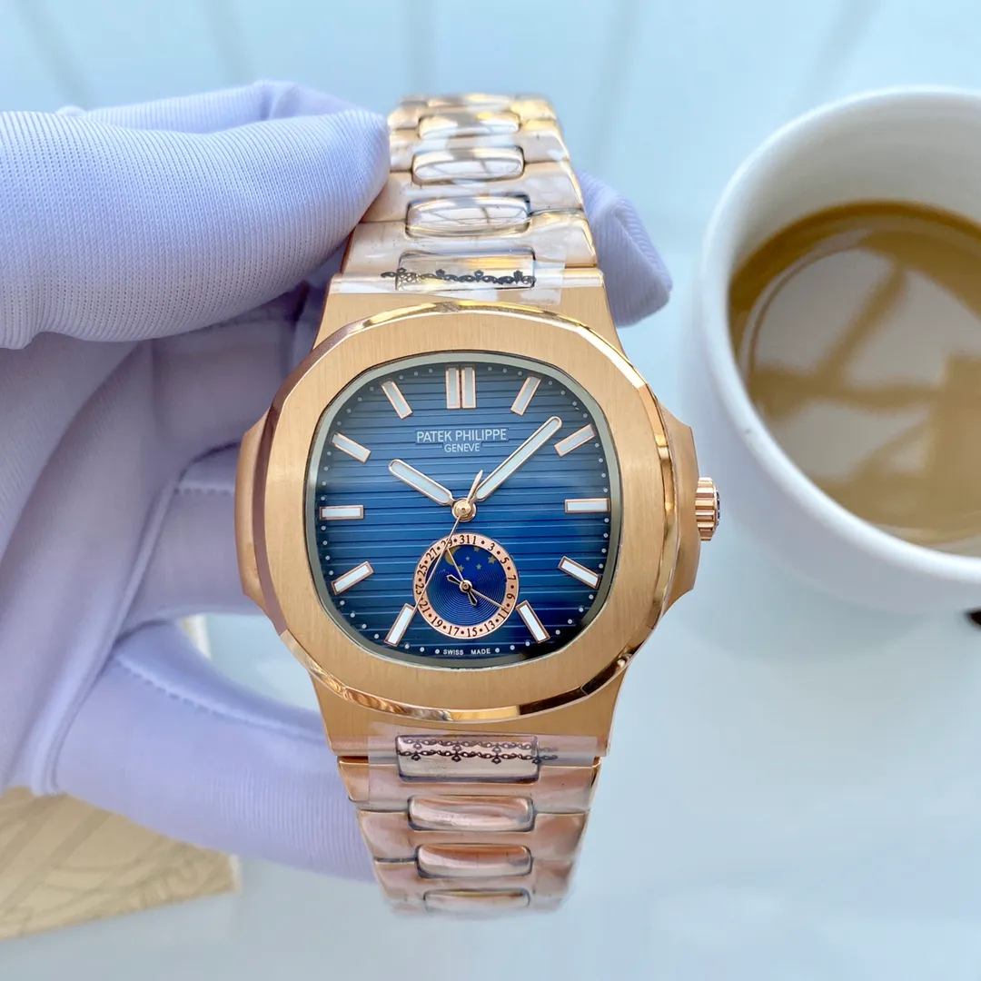 【Foreign Trade Import】💰1720! Patek Philippe (extremely noble and wise work) Parrot Many products - hot styles are coming🔥🔥Latest models💪 [Type]: Exquisite men's watch (more excellent) Best design [Strap]: 316L stainless steel strap (more comfortable) real men wear [Movement]: Top mechanical movement (stable) [Material]: Mineral super mirror (more wear-resistant) Smart style, thick and strong, special design Returning with great reputation. Size: 43mm in diameter and 13mm thick. Smart launch! Welcome to reprint!